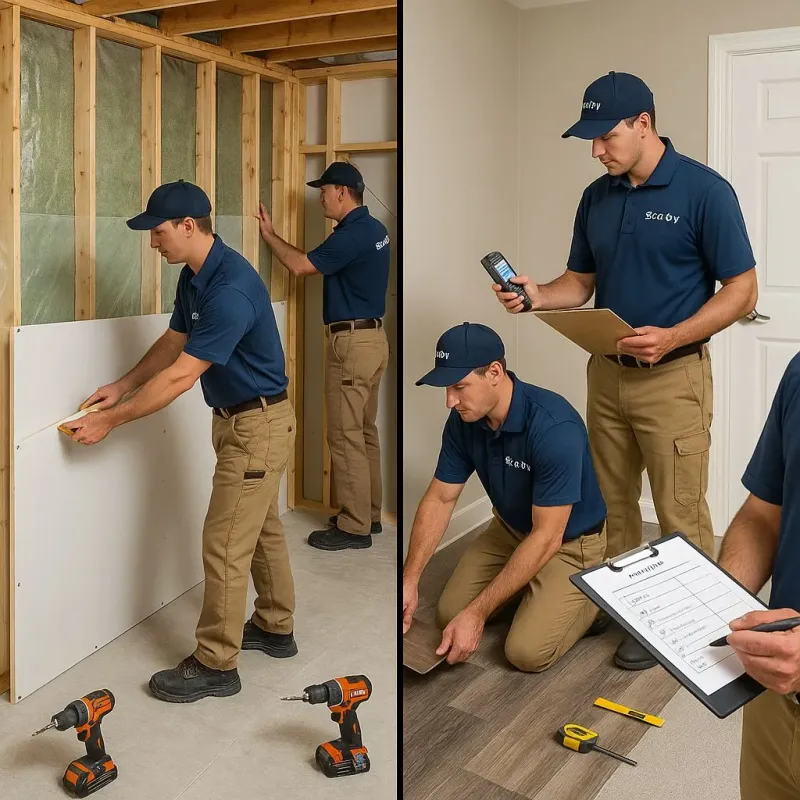 Repairs and Reconstruction process in Montour County, PA