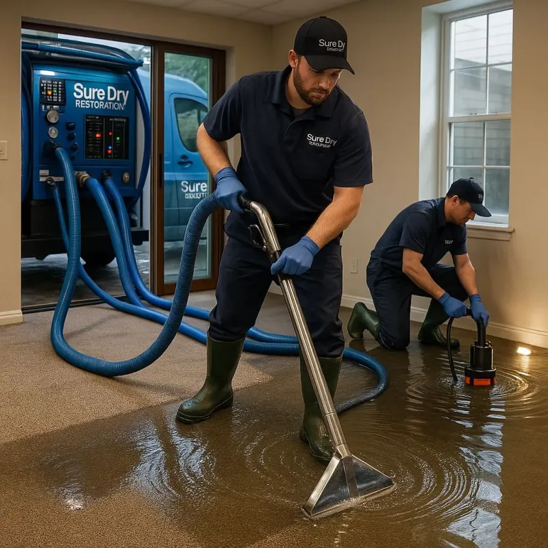 Water Extraction and Removal process in Montour County, PA